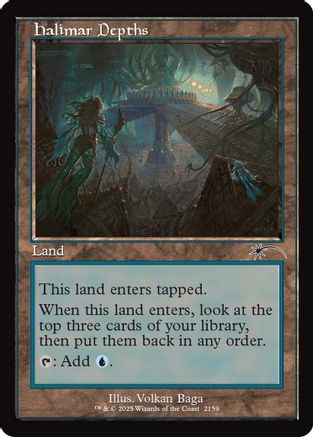 Halimar Depths (Retro Frame) |  (2159) [Secret Lair Drop Series]
