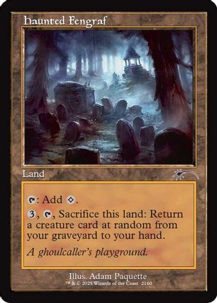 Haunted Fengraf (Retro Frame) |  (2160) [Secret Lair Drop Series]