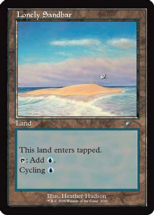 Lonely Sandbar (Retro Frame) |  (2161) [Secret Lair Drop Series]