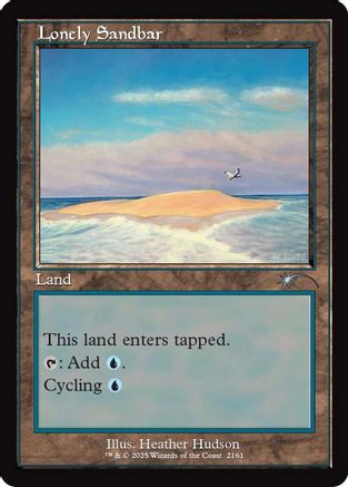 Lonely Sandbar (Retro Frame) |  (2161) [Secret Lair Drop Series]