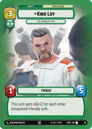 Kino Loy - You Answer to Me (Foil) |    [Secrets of Power  Weekly Play Promos]