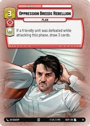 Oppression Breeds Rebellion (Foil) |    [Secrets of Power  Weekly Play Promos]