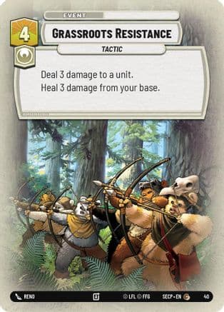 Grassroots Resistance (Foil) |    [Secrets of Power  Weekly Play Promos]