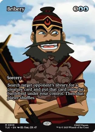 Bribery (Borderless) |  Foil (010) [Avatar: The Last Airbender: Eternal-Legal]