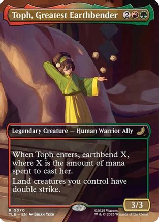 Toph, Greatest Earthbender (Borderless) |  (070) [Avatar: The Last Airbender: Eternal-Legal]