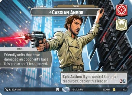 Cassian Andor - Climb! (Showcase) | Foil (1032)  [Secrets of Power]