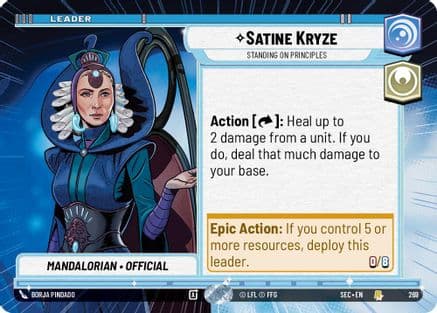 Satine Kryze - Standing on Principles (Hyperspace) |  (269)  [Secrets of Power]
