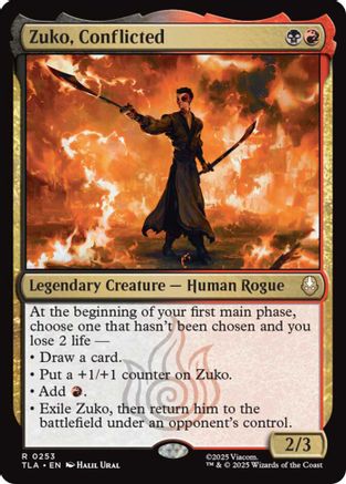 Zuko, Conflicted |  Foil (253) [Avatar: The Last Airbender]