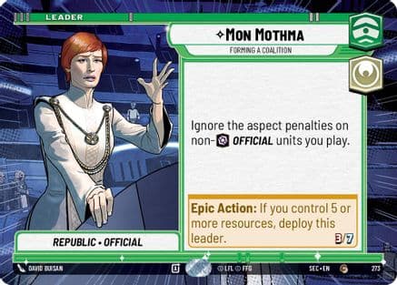 Mon Mothma - Forming a Coalition (Hyperspace) |  (273)  [Secrets of Power]