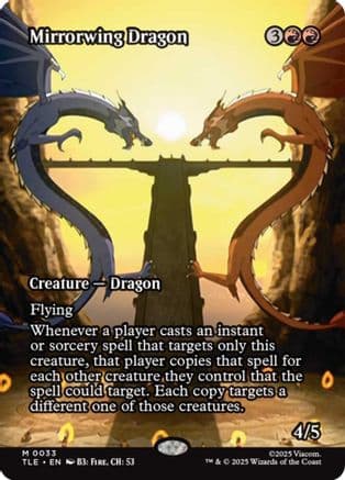 Mirrorwing Dragon (Borderless) |  (033) [Avatar: The Last Airbender: Eternal-Legal]