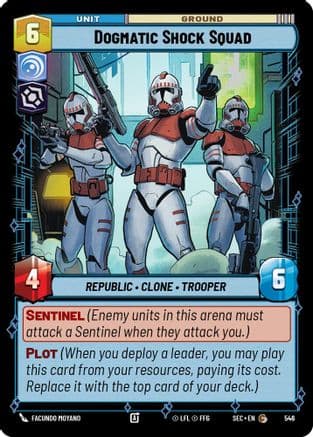 Dogmatic Shock Squad (Foil) | Foil (546)  [Secrets of Power]