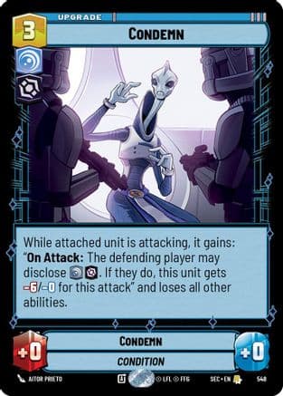 Condemn (Foil) | Foil (548)  [Secrets of Power]
