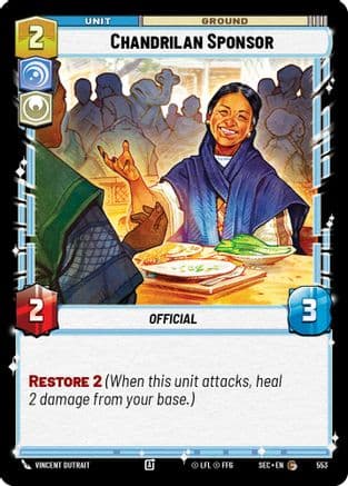 Chandrilan Sponsor (Foil) | Foil (553)  [Secrets of Power]