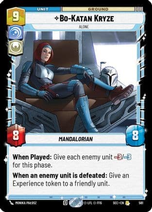 Bo-Katan Kryze - Alone (Foil) | Foil (561)  [Secrets of Power]