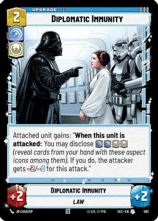 Diplomatic Immunity (Foil) | Foil (562)  [Secrets of Power]