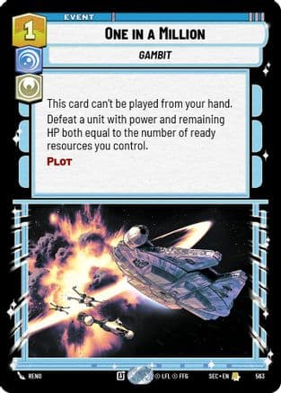 One in a Million (Foil) | Foil (563)  [Secrets of Power]