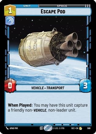 Escape Pod (Foil) | Foil (566)  [Secrets of Power]