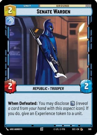 Senate Warden (Foil) | Foil (569)  [Secrets of Power]
