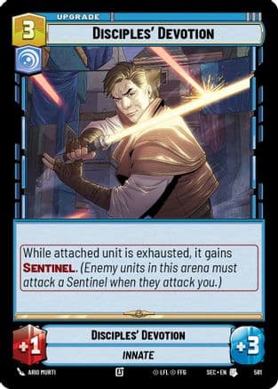 Disciples' Devotion (Foil) | Foil (581)  [Secrets of Power]