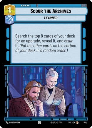 Scour the Archives (Foil) | Foil (582)  [Secrets of Power]