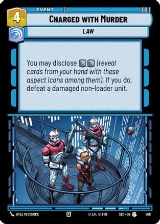 Charged with Murder (Foil) | Foil (586)  [Secrets of Power]