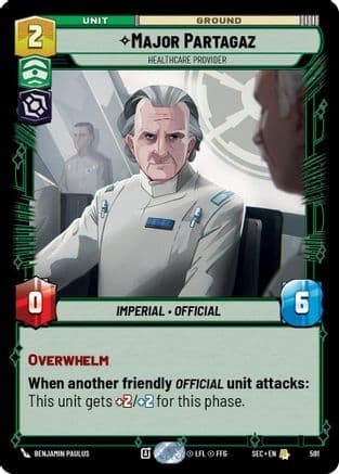 Major Partagaz - Healthcare Provider (Foil) | Foil (591)  [Secrets of Power]