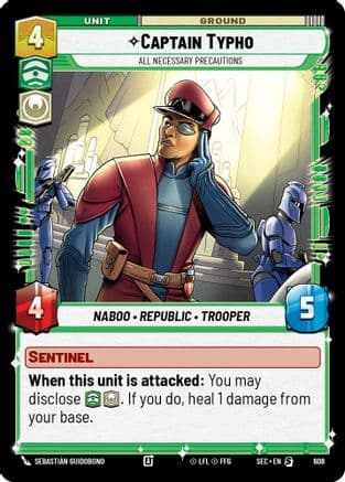 Captain Typho - All Necessary Precautions (Foil) | Foil (608)  [Secrets of Power]