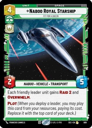 Naboo Royal Starship - Fit For A Queen (Foil) | Foil (609)  [Secrets of Power]