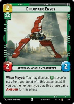 Diplomatic Envoy (Foil) | Foil (619)  [Secrets of Power]