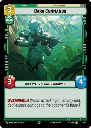 Daro Commando (Foil) | Foil (623)  [Secrets of Power]