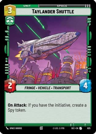Taylander Shuttle (Foil) | Foil (625)  [Secrets of Power]