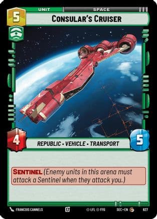 Consular's Cruiser (Foil) | Foil (627)  [Secrets of Power]