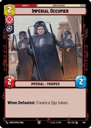 Imperial Occupier (Foil) | Foil (642)  [Secrets of Power]