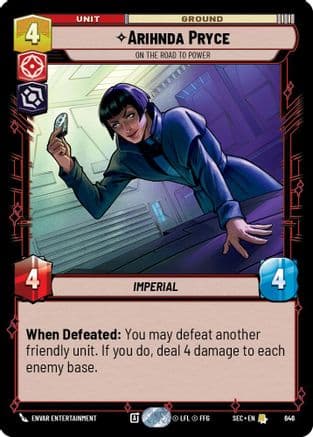 Arihnda Pryce - On the Road to Power (Foil) | Foil (646)  [Secrets of Power]