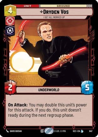 Dryden Vos - I Get All Worked Up (Foil) | Foil (647)  [Secrets of Power]