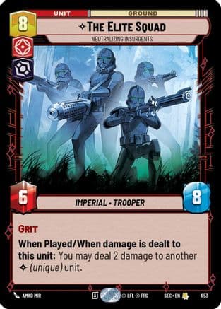 The Elite Squad - Neutralizing Insurgents (Foil) | Foil (653)  [Secrets of Power]