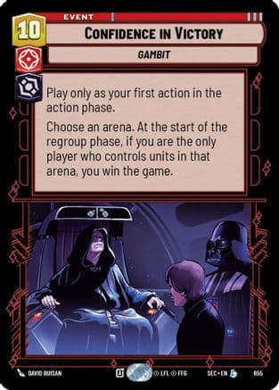 Confidence in Victory (Foil) | Foil (655)  [Secrets of Power]