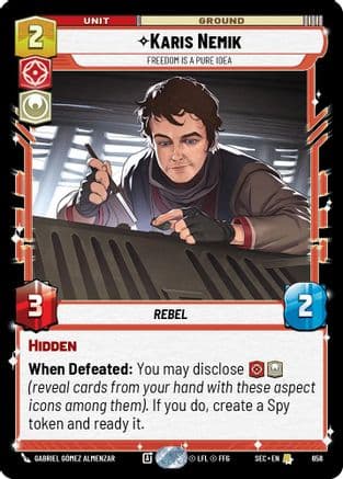 Karis Nemik - Freedom is a Pure Idea (Foil) | Foil (658)  [Secrets of Power]