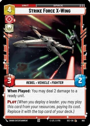 Strike Force X-Wing (Foil) | Foil (662)  [Secrets of Power]