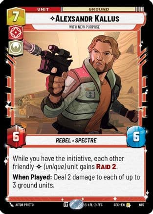 Alexsandr Kallus - With New Purpose (Foil) | Foil (665)  [Secrets of Power]
