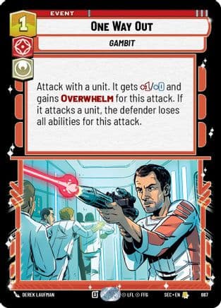 One Way Out (Foil) | Foil (667)  [Secrets of Power]