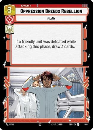 Oppression Breeds Rebellion (Foil) | Foil (668)  [Secrets of Power]