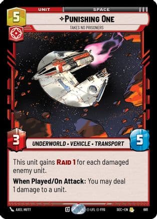 Punishing One - Takes No Prisoners (Foil) | Foil (681)  [Secrets of Power]