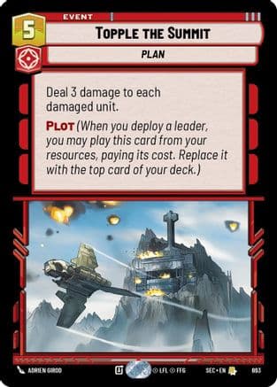 Topple the Summit (Foil) | Foil (693)  [Secrets of Power]