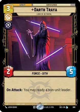 Darth Traya - Lord of Betrayal (Foil) | Foil (698)  [Secrets of Power]