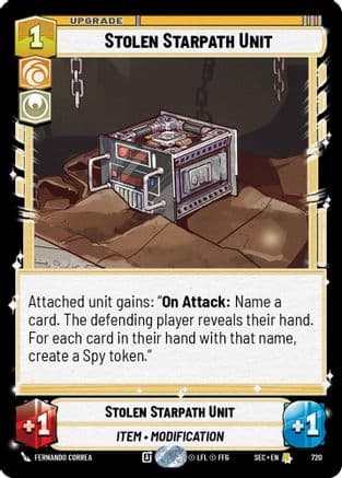 Stolen Starpath Unit (Foil) | Foil (720)  [Secrets of Power]