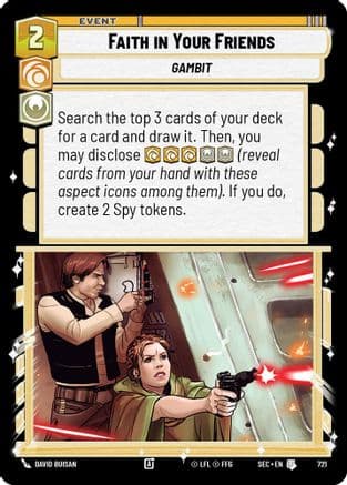 Faith in Your Friends (Foil) | Foil (721)  [Secrets of Power]