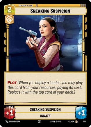 Sneaking Suspicion (Foil) | Foil (736)  [Secrets of Power]