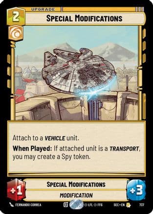 Special Modifications (Foil) | Foil (737)  [Secrets of Power]