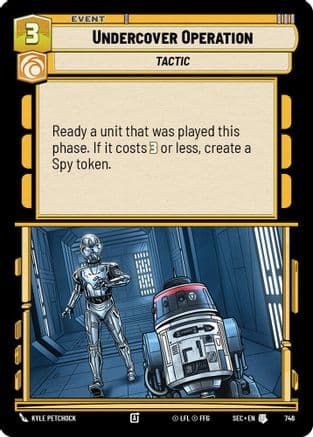 Undercover Operation (Foil) | Foil (746)  [Secrets of Power]